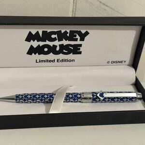 Rare Limited Edition Micky Mouse Silver .925 Pen Collectors Item (No Ink)